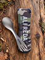 Cuchara-Tenedor de Titanio Alfreda Survival Gear