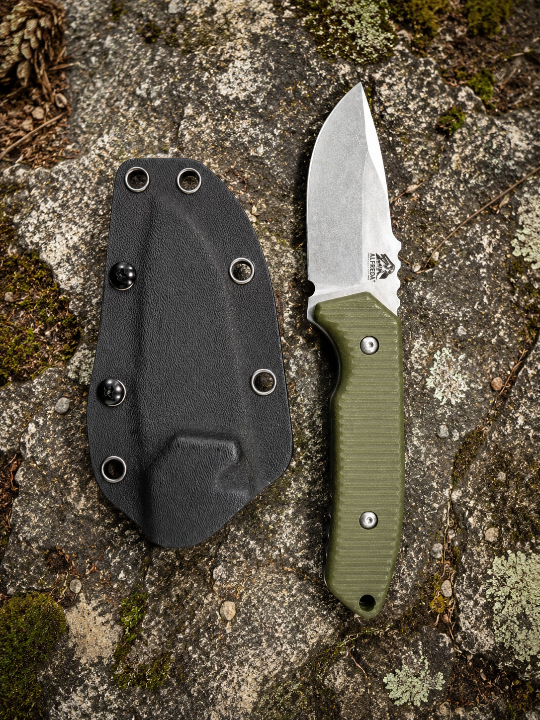 Cuchillo Outdoor de Acero Sueco Sandvik 14C28N