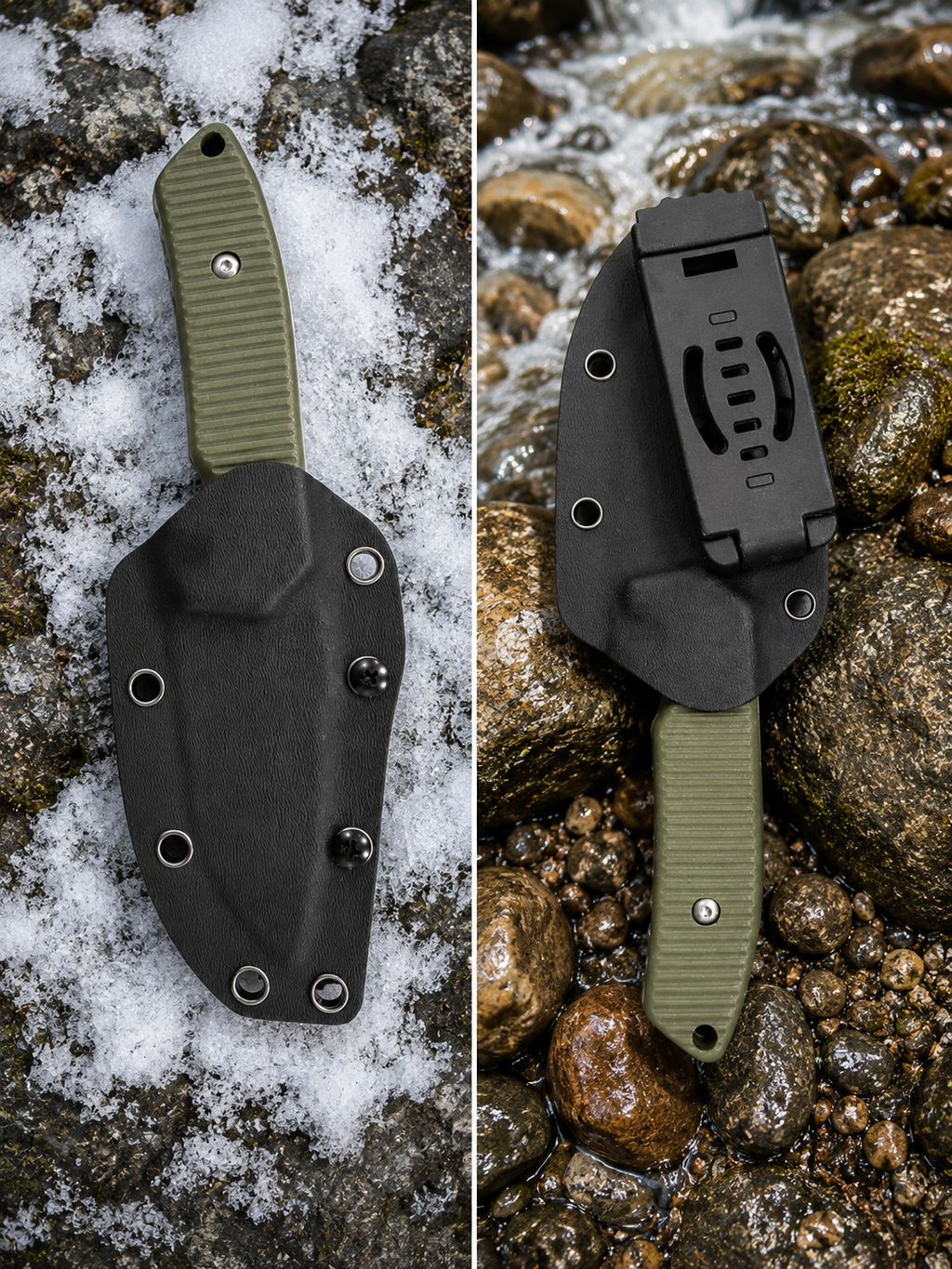 Cuchillo Outdoor de Acero Sueco Sandvik 14C28N