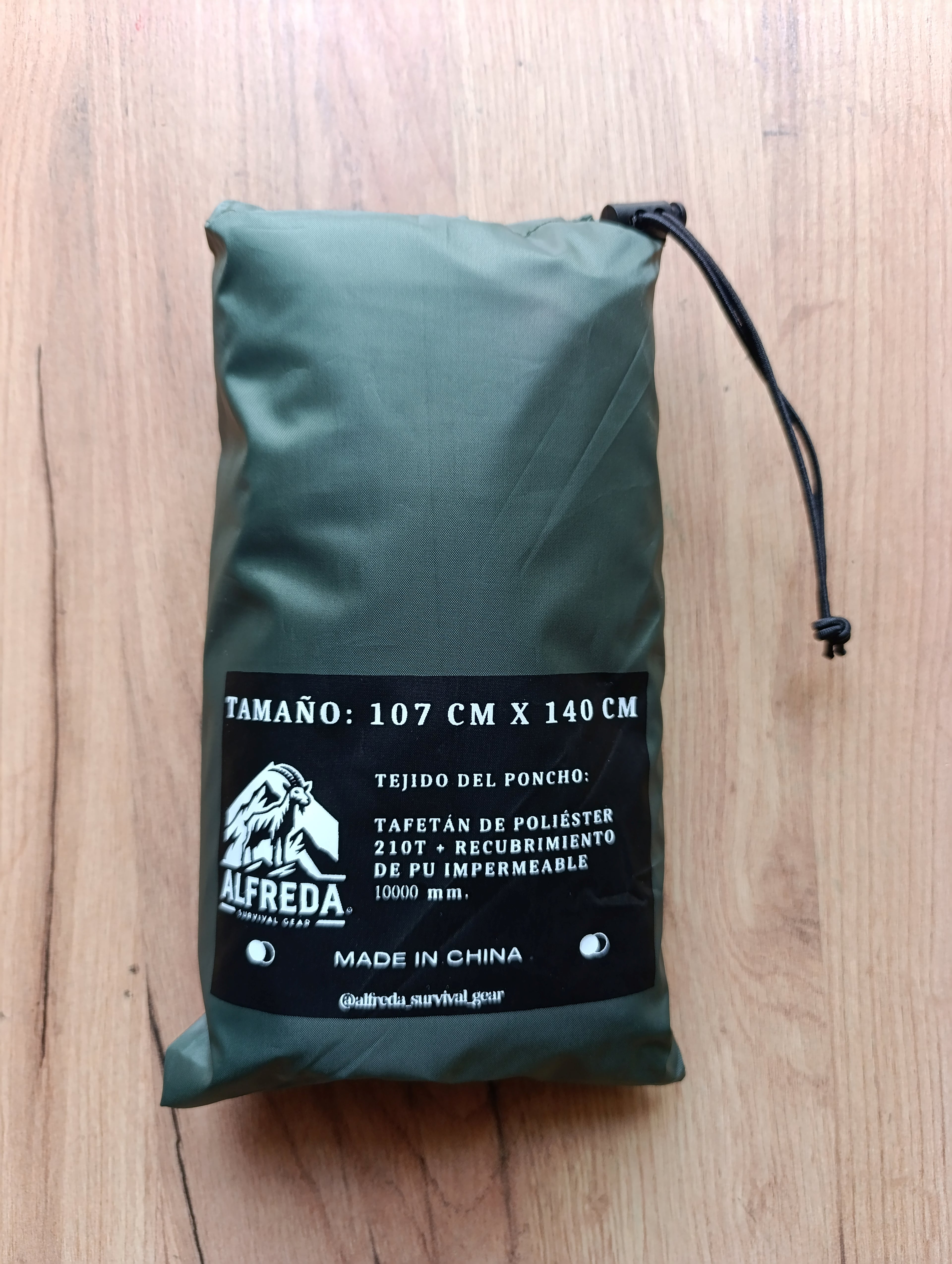 Poncho Impermeable 10.000 mm