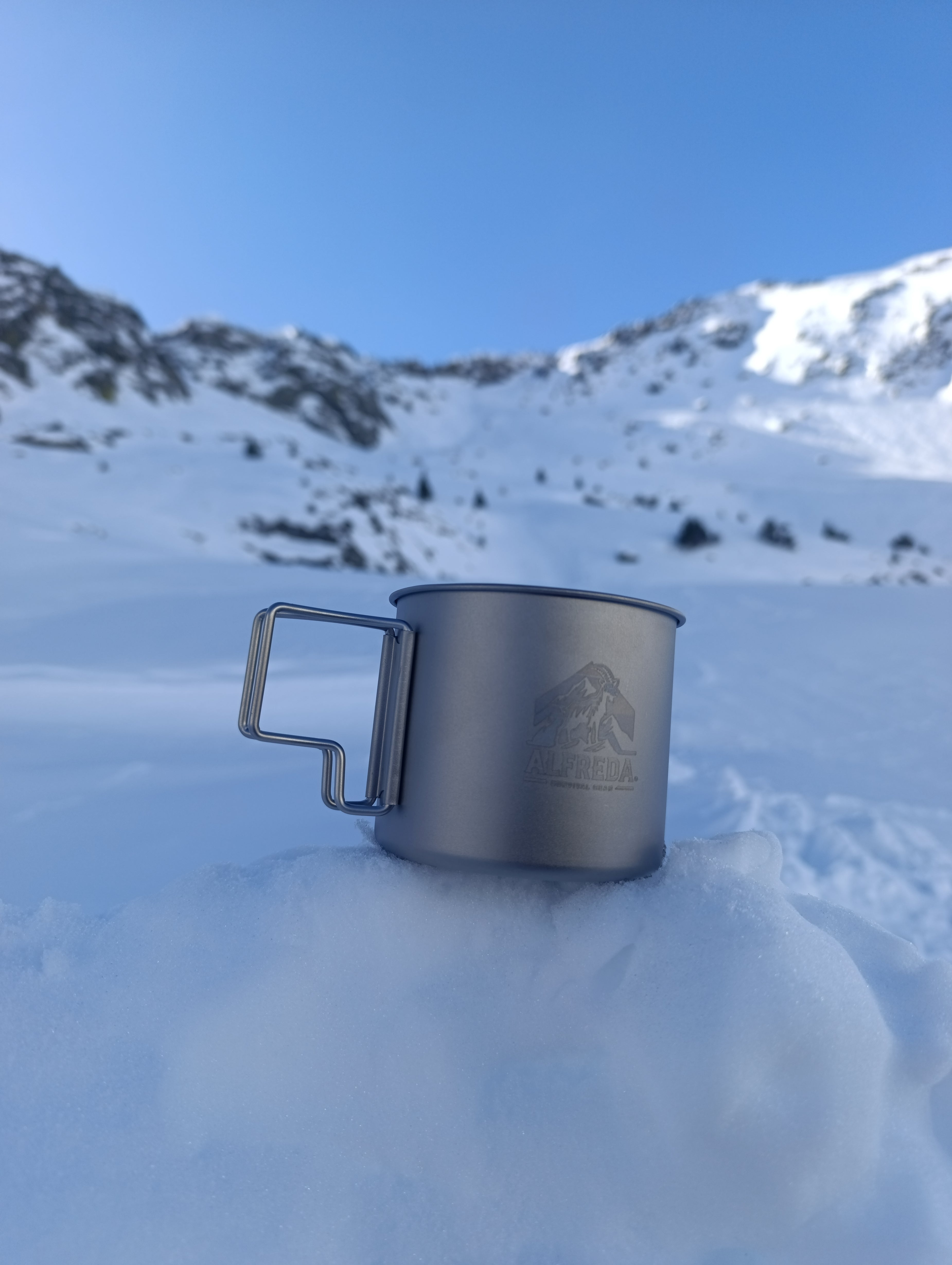 Taza de Titanio 450 ml