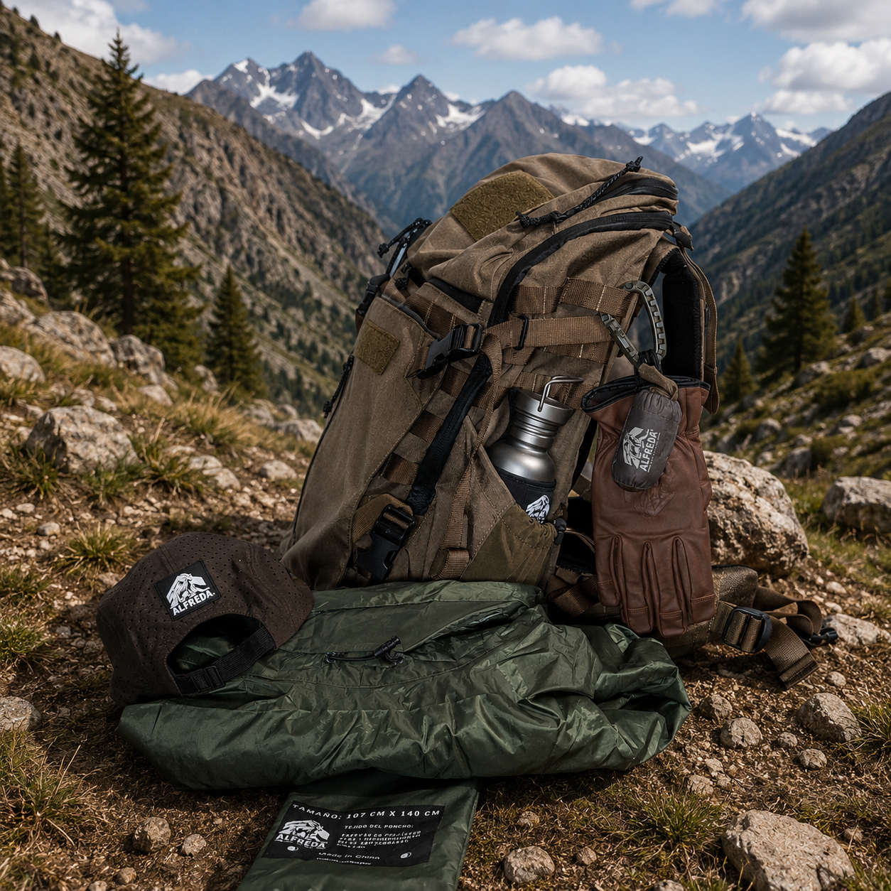 Mochila de Bushcraft Alfreda 30L