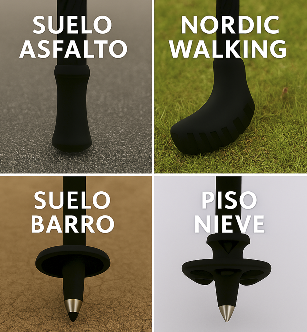 Bastones Senderismo de Aluminio 7075