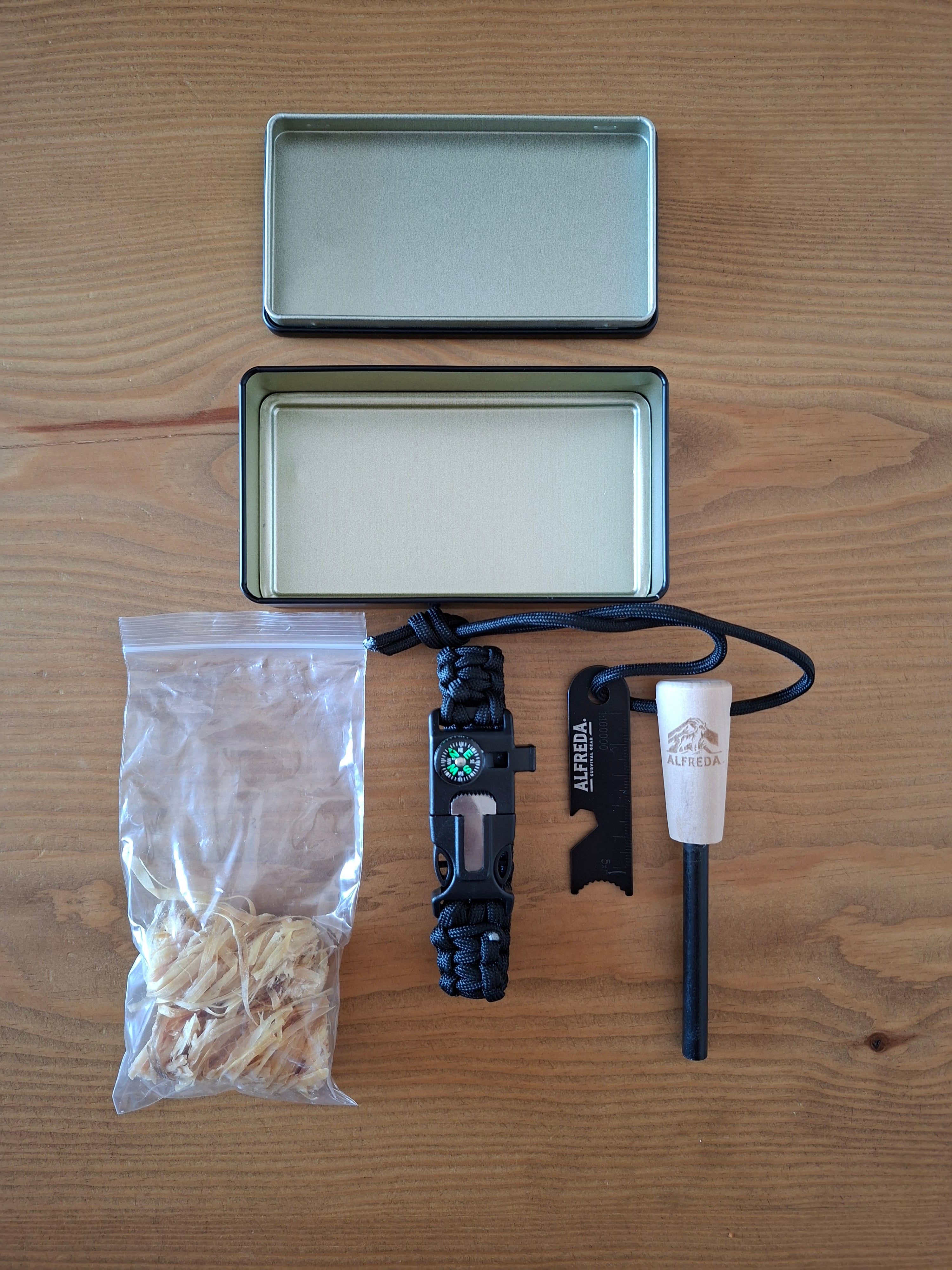 Kit compacto de fuego