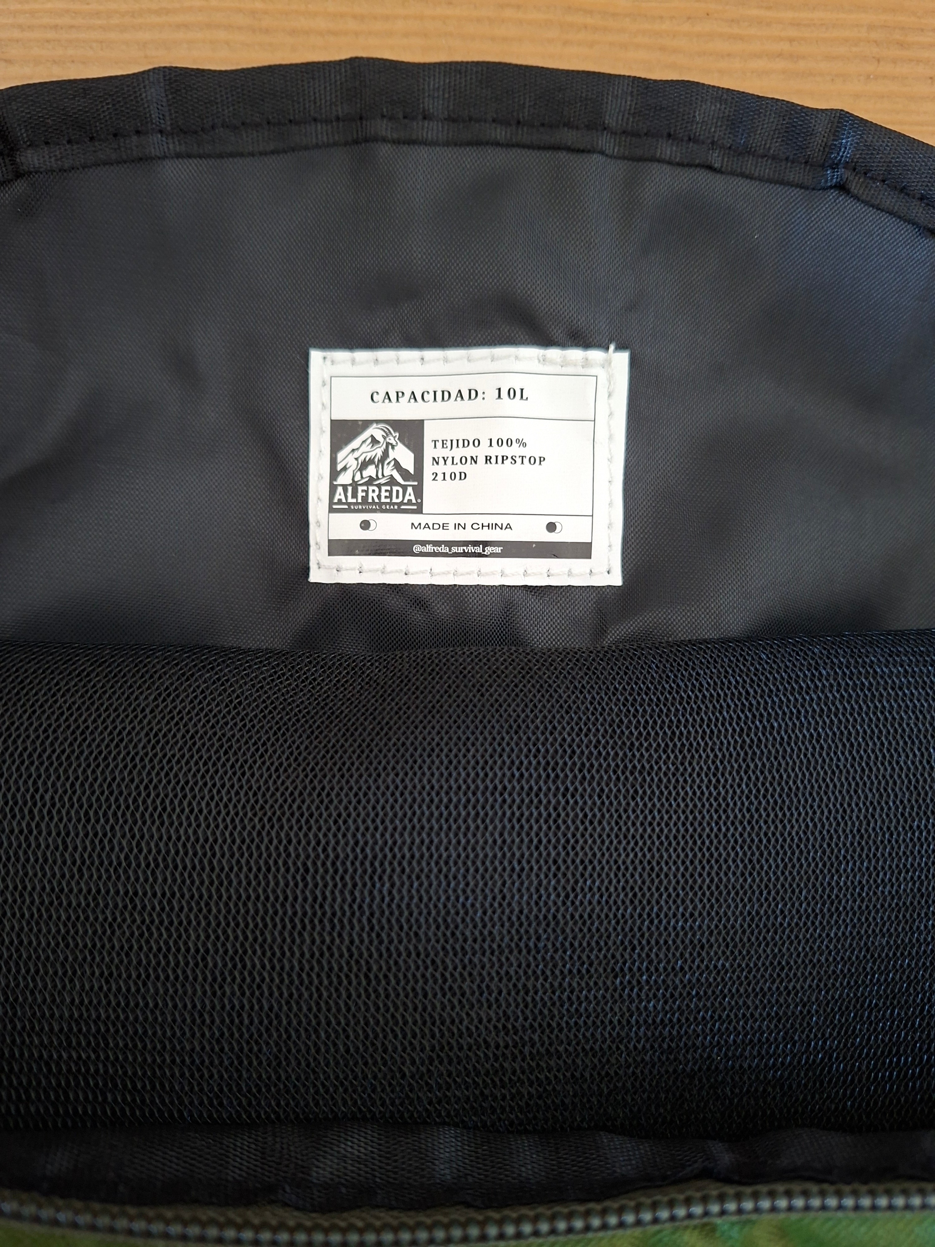 Mochila Técnica Nailon 210D 10L